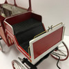 One-inch (1:12) scale dollhouse miniature ice cream wagon (circa 1895) driver's seat 2