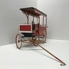 One-inch (1:12) scale dollhouse miniature ice cream wagon (circa 1895) front  end