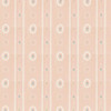 Cameo Stripe Reverse, Peach Wallpaper