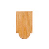 Photograph of single rounded tab cedar shingle