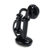 Alternate image of black candlestick phone