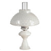 White hobnail miniature lamp