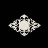 Diamond shaped ceiling medallion for dollhouse or roombox from Unique Miniatures (C1) 