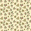 IBM0788 - Wallpaper - Holiday Holly for one-inch (1:12) scale miniature dollhouse or roombox