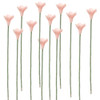 Set of 12 Wild Flower Stems, Pink (RFS10-3)