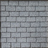 Gray Blend Square Asphalt Shingles (AL4008); showing installed section