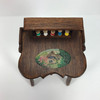 Hand-Painted Sewing Desk (IAM9802) top view