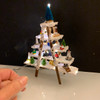 Christmas Ladder Village Shown with hand control 