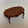 Ornate, Mahogany Coffee Table (BES3763-NWN); top view