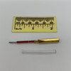 Miniature #3 Punchneedle (BNA103) shown with protective cover and yellow ruler