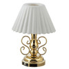 Ornate Table Lamp w/Fluted Shade (HW2303)