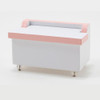 Toy Chest, White/Pink (CLA10370); shown closed