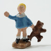 Girl (in blue) with Teddy Bear, 1pc (MUL2380B)