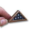 American Flag Memorial Case (UFN1022MP) with maple finish