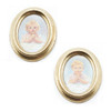 Picture Set, Bedtime Prayer, Oval Frame, Gold, 2 Pieces (MUL5396C)