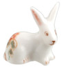Ceramic Bunny with Pink Designs (AZB5269)