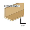 Illustrated image of 1/16" corner angle wood trim