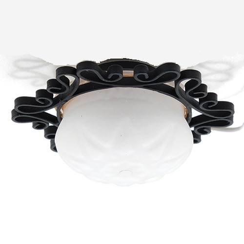 Dollhouse Miniature Ornate Ceiling Light (MH1025); shown unlit
