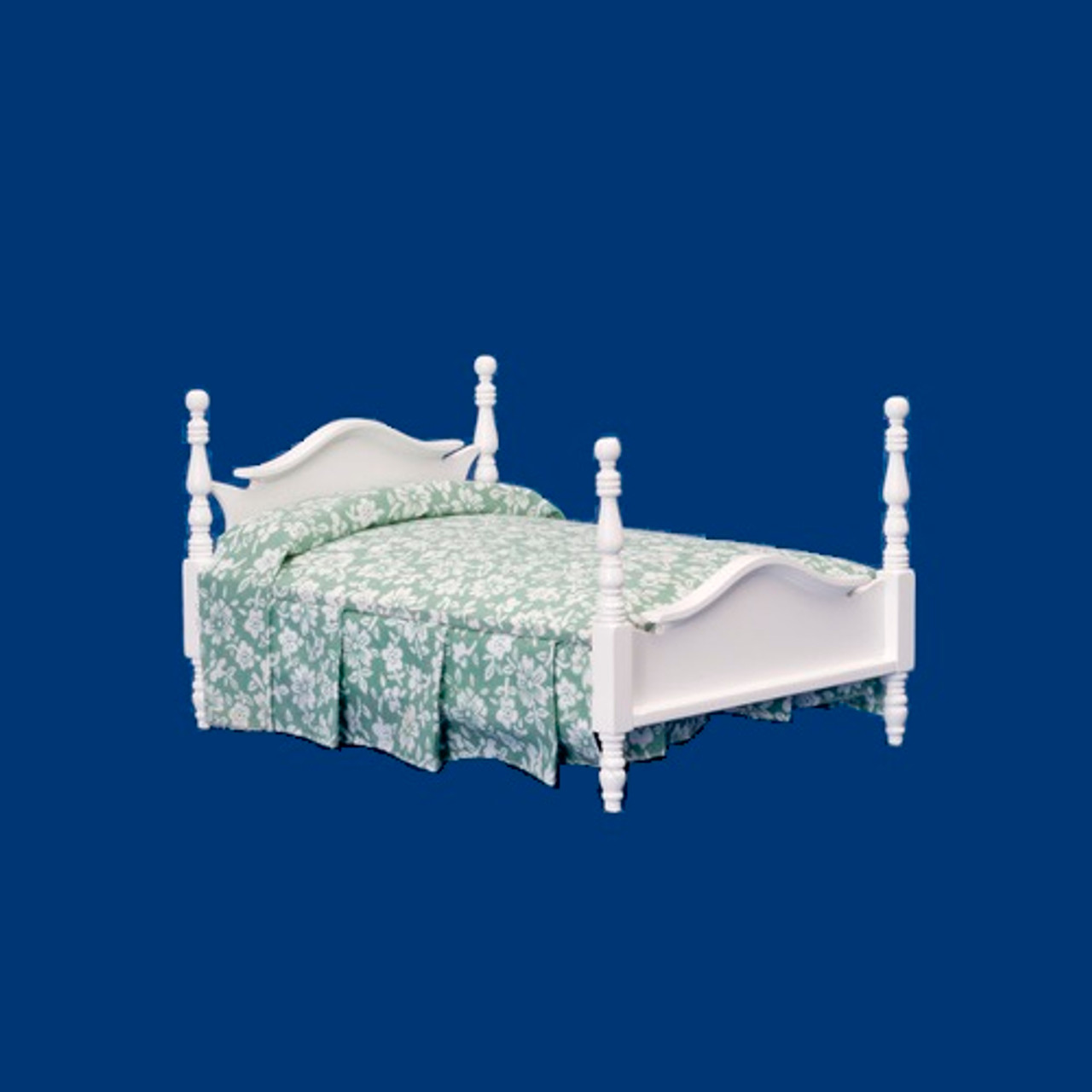 White Double Bed (CLA10756)