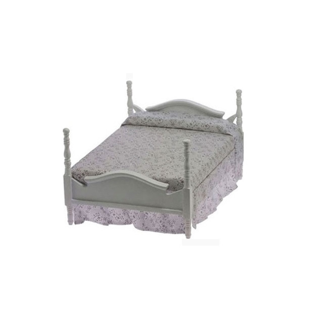 White Double Bed (CLA10756)