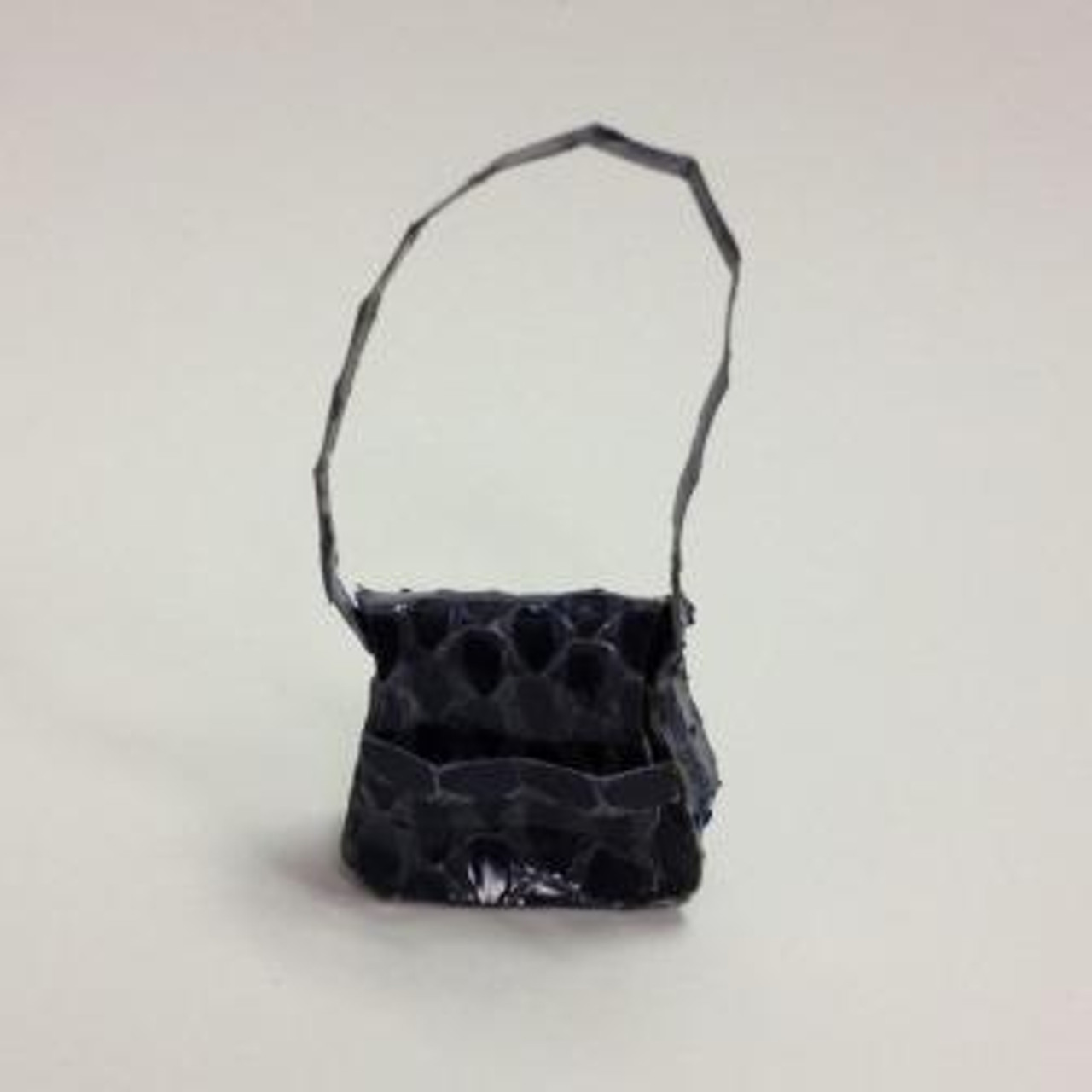 Blue Snakeskin Purse