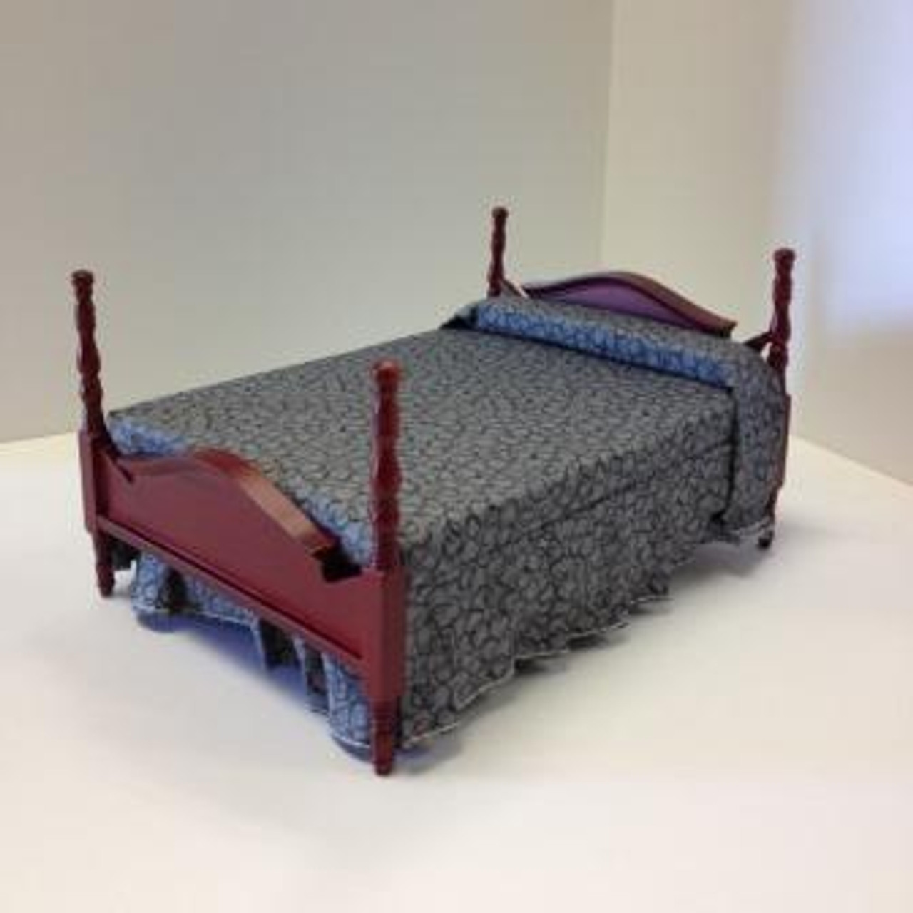 CLA10753 - Double Bed Mahogany