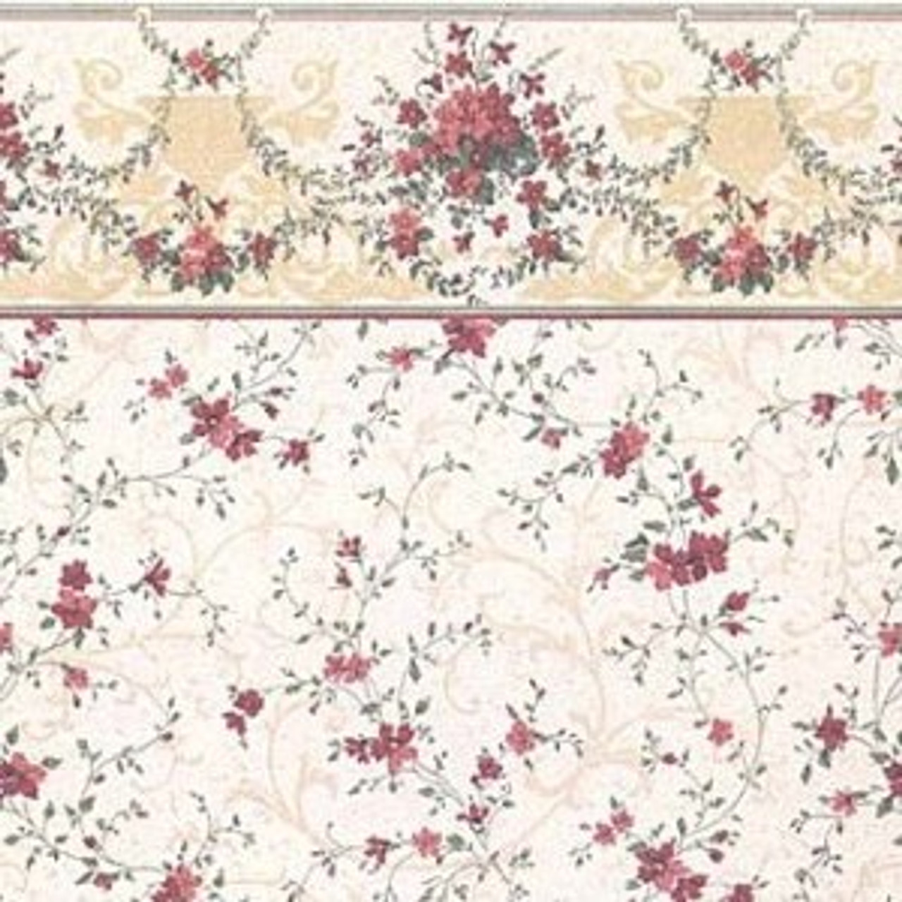 Sonata Burgandy Wallpaper (MG203D24)