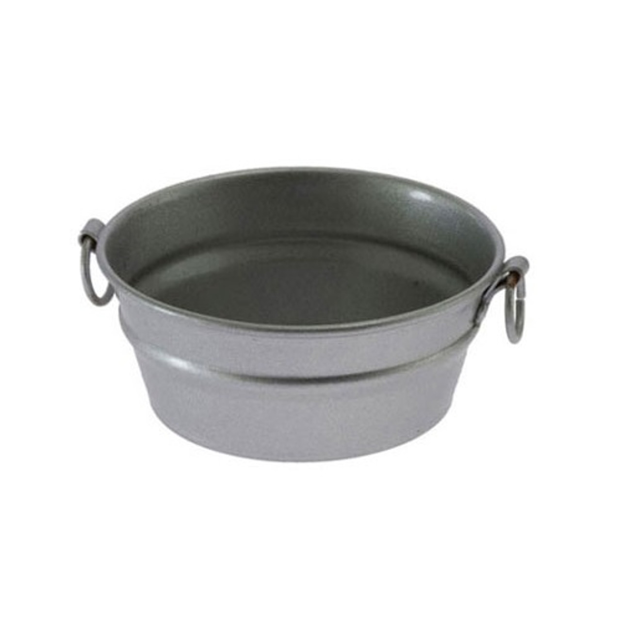 Alternate image of miniature metal wash basin (tub)