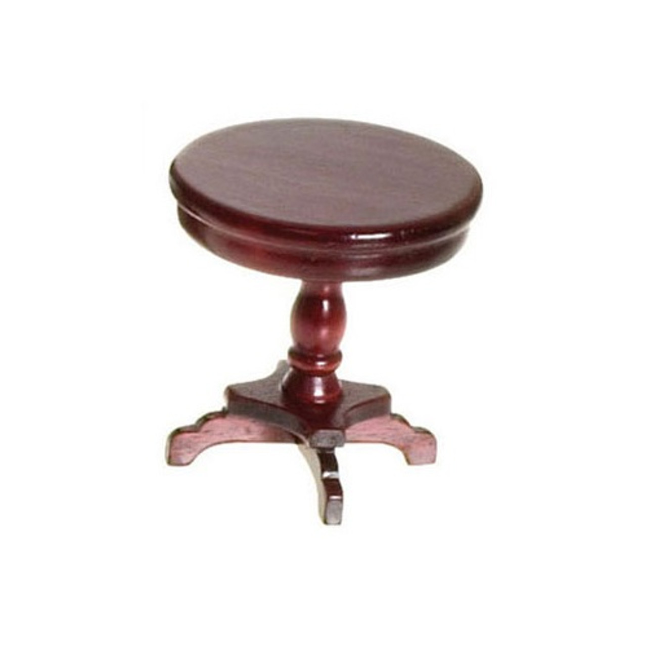 Victorian Pedestal End Table, Mahogany (AZT3504)