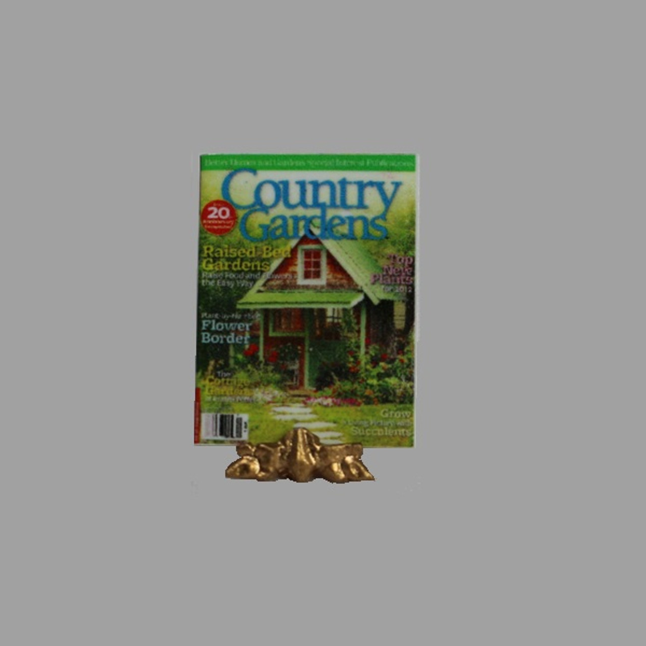 Country Gardens miniature magazine for your dollhouse 