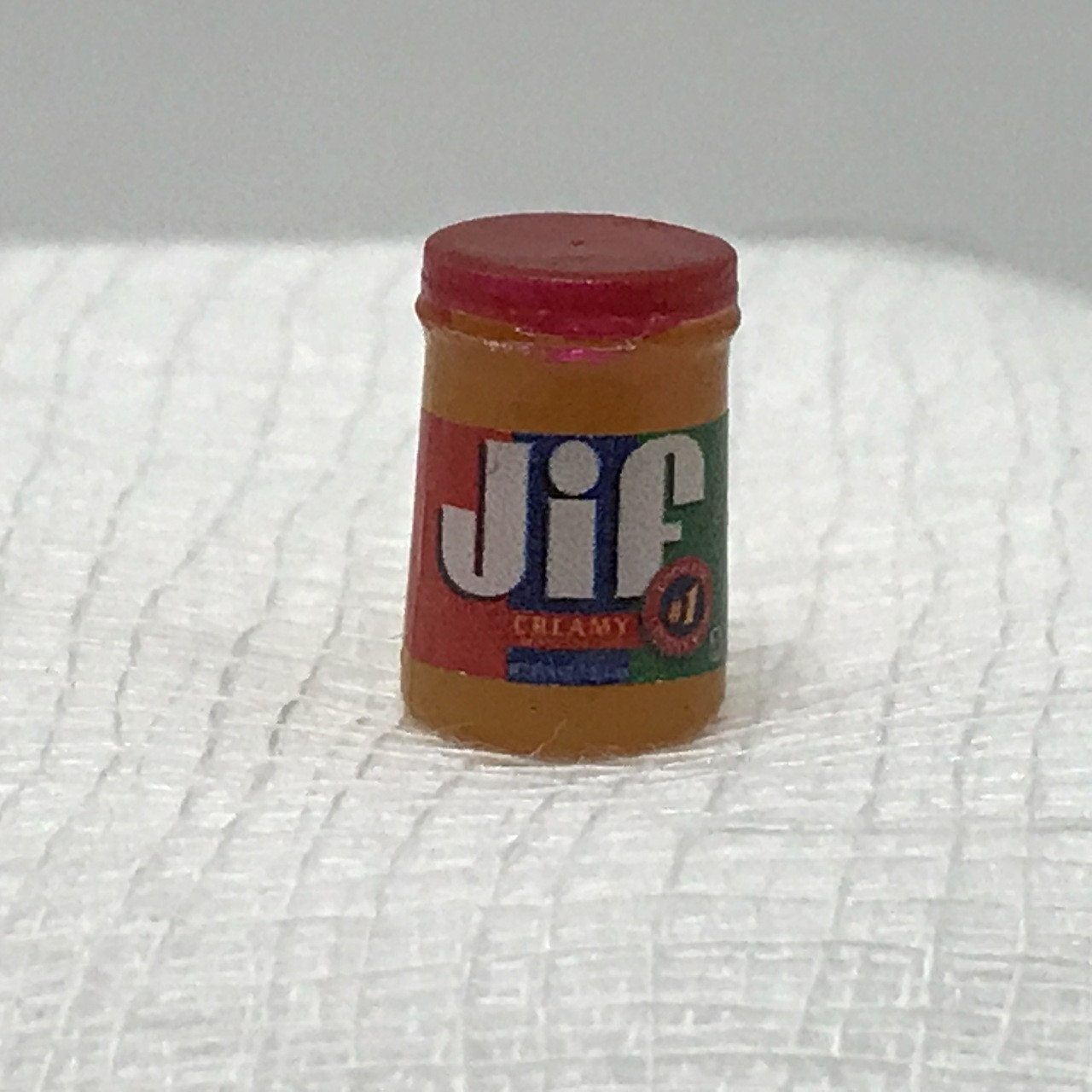 Dollhouse Miniature Jif Peanut Butter Jar (CIMIG133)