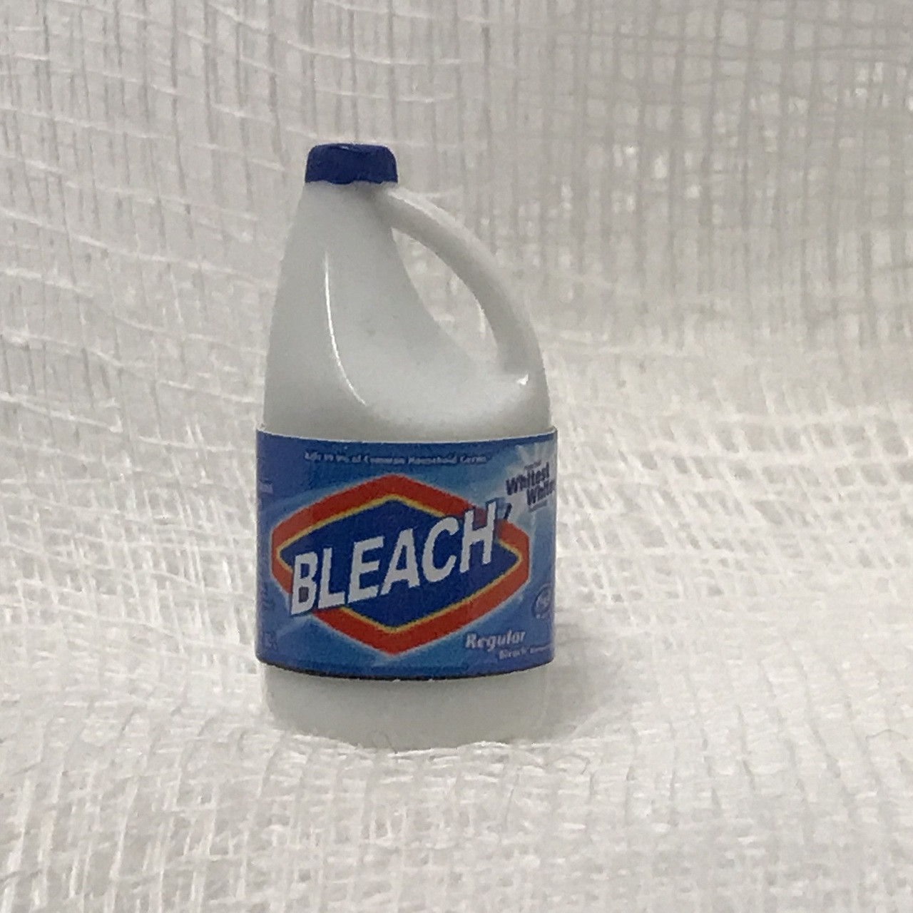 Bottle of Bleach Dollhouse Miniature Collectible 1:12 Scale 