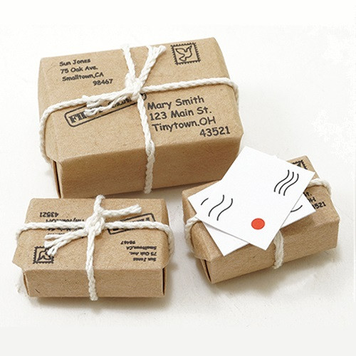 IM65483 - Parcels & Letters (5pcs) - Jeepers Dollhouse Miniatures