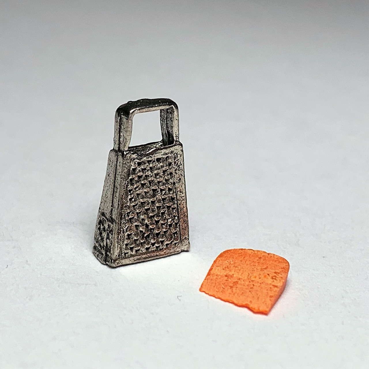 Miniature Silver Cheese Grater for DOLLHOUSE Kitchen