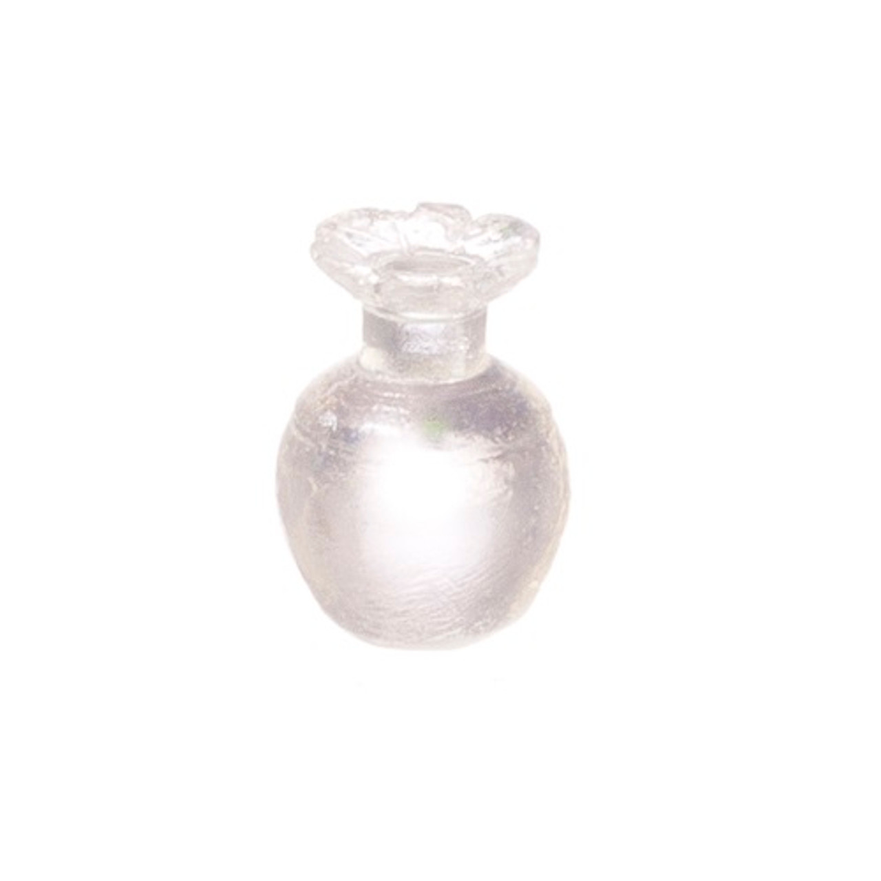 One-inch (1:12) Scale Dollhouse Miniature Clear Perfume Bottle (FCA4601CL)