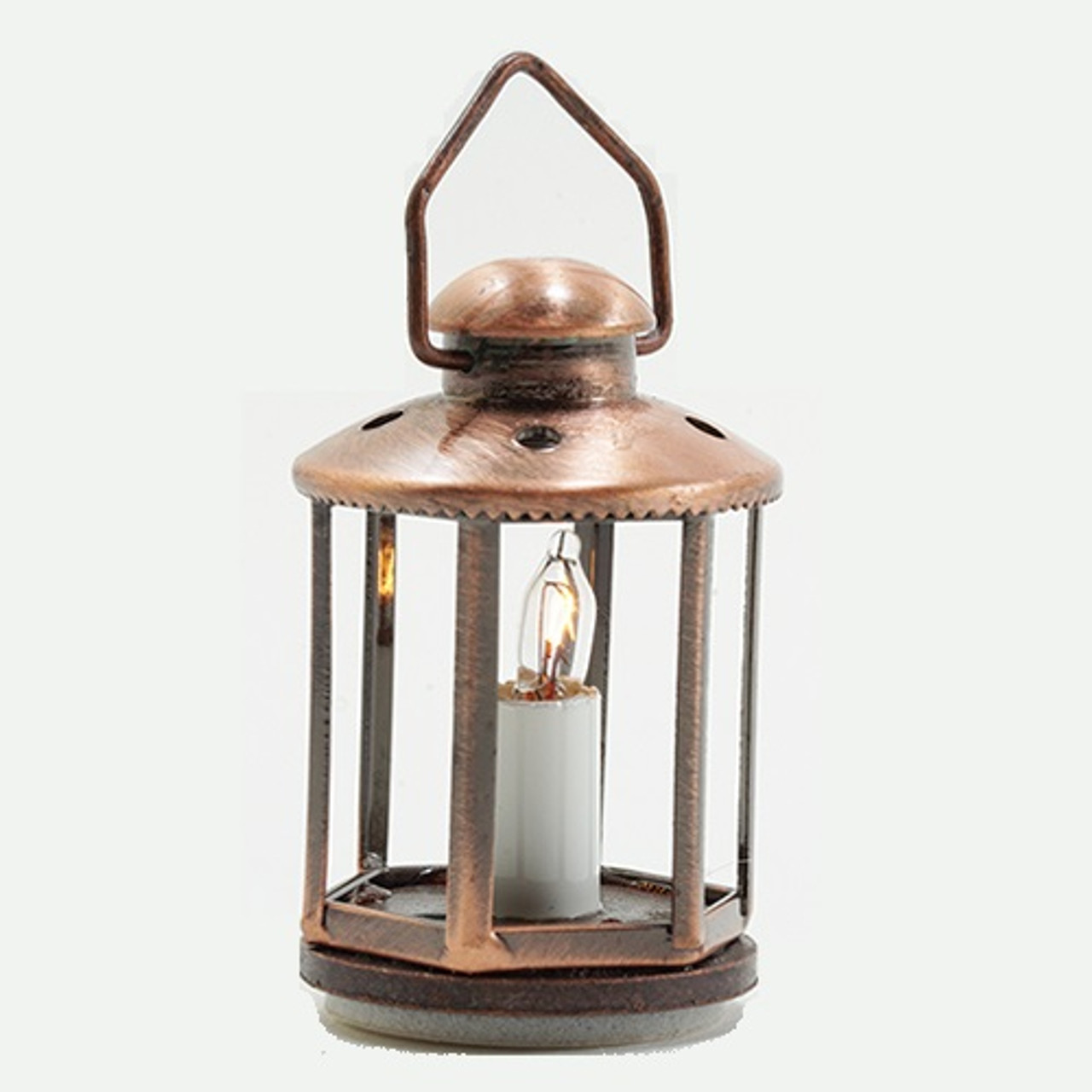 Copper Lantern (MH1061) shown lit
