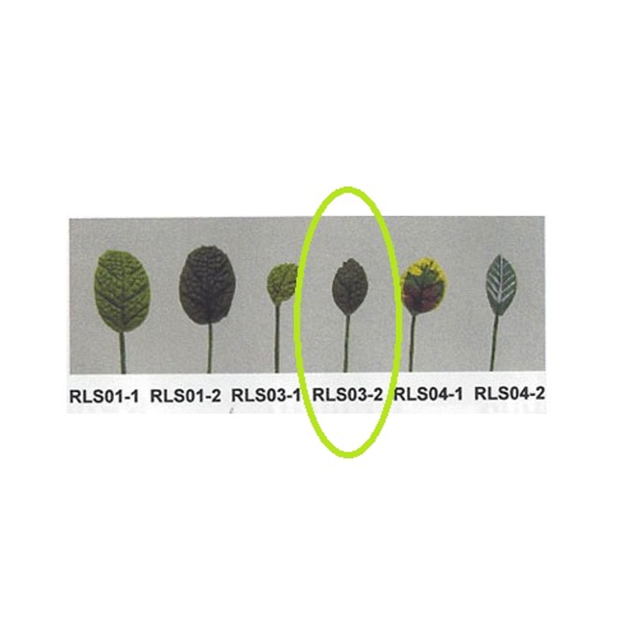 RLS03-2 - Package of 12 Small Rose Leaf Stems