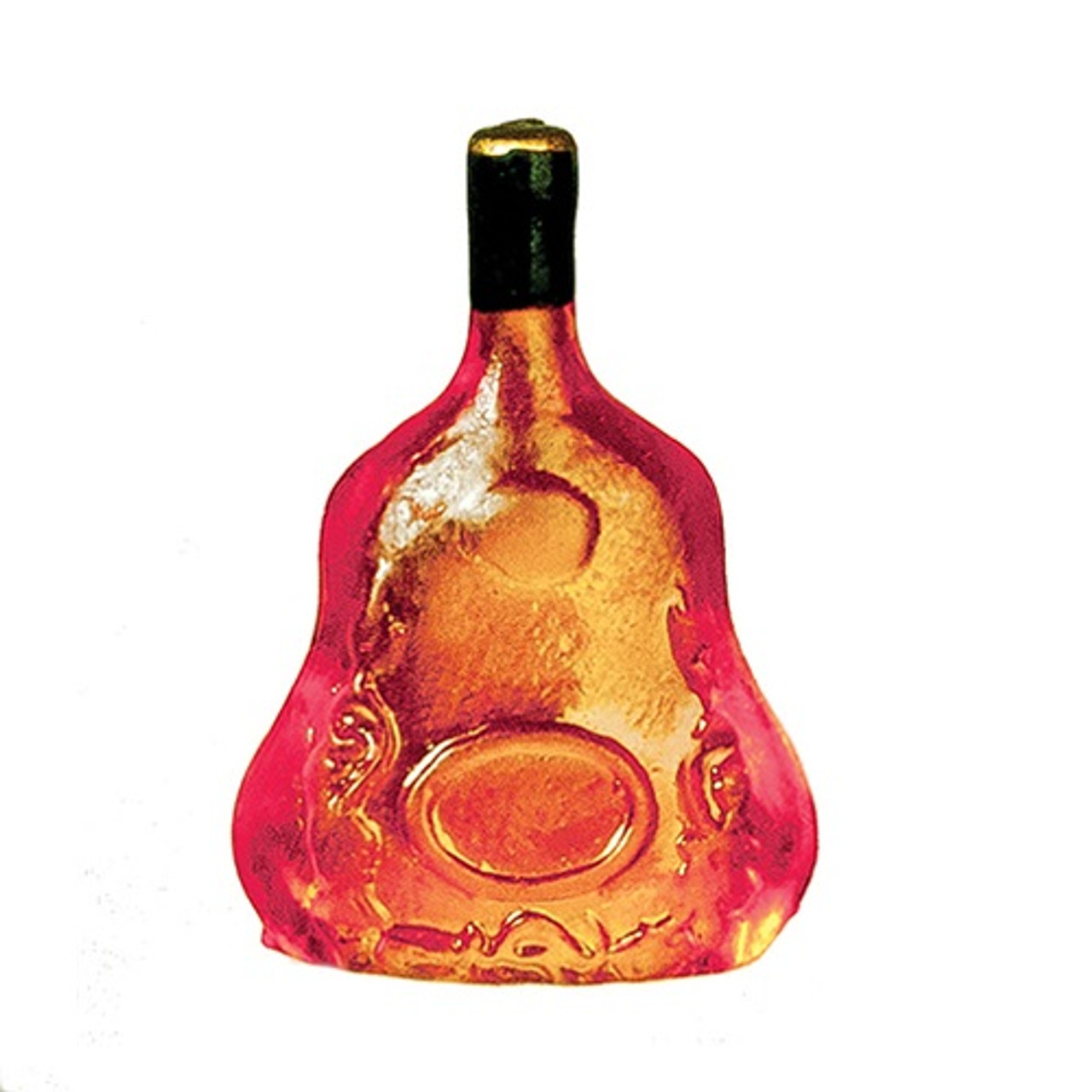 Dollhouse Miniature Fancy Amber Bottle (AZB0216)