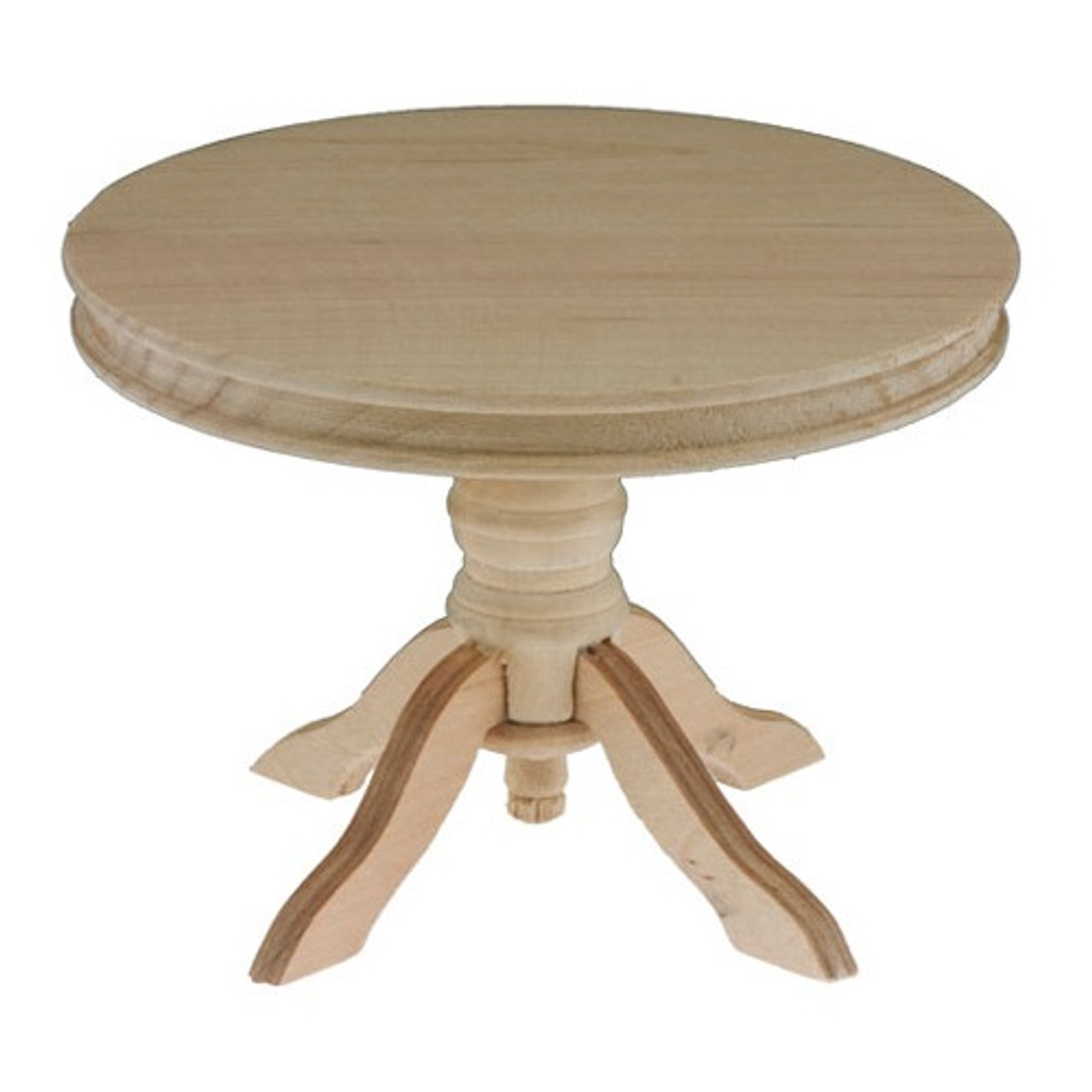 Unfinished Round Pedestal Dining Table (CLA08628) 