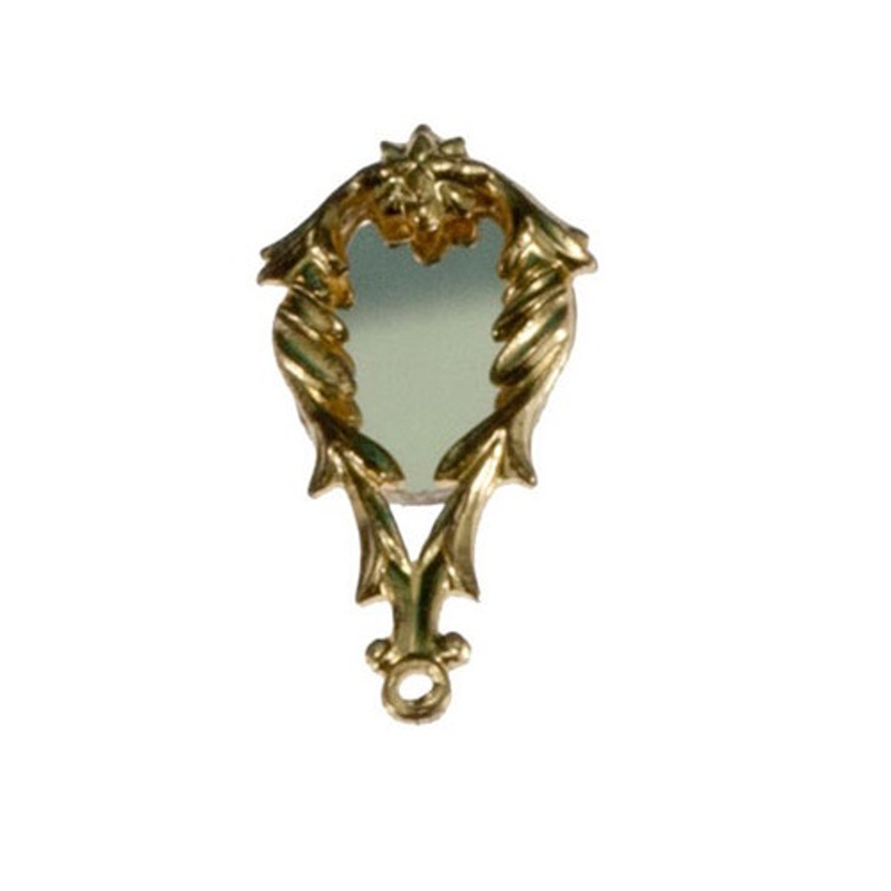 Dollhouse Miniature Hand Mirror (MUL4676)