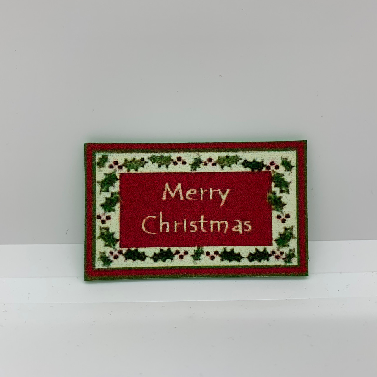 Dollhouse Miniature Doormat, Christmas (RND287)