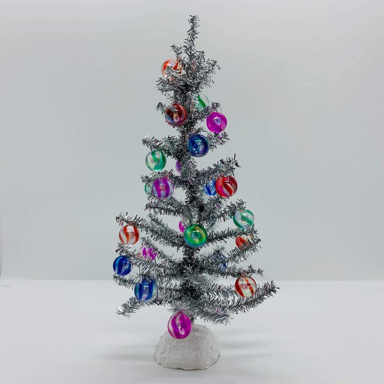 8" Silver Christmas Holiday Tree (UFN1137)