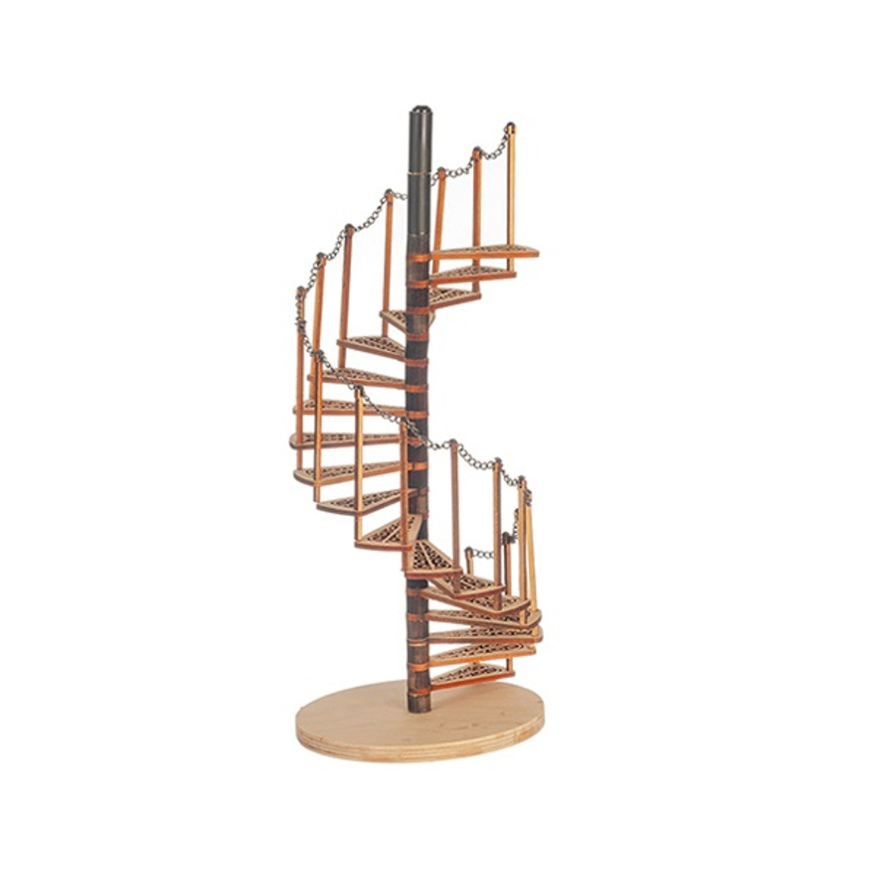 Dollhouse spiral hot sale staircase kit