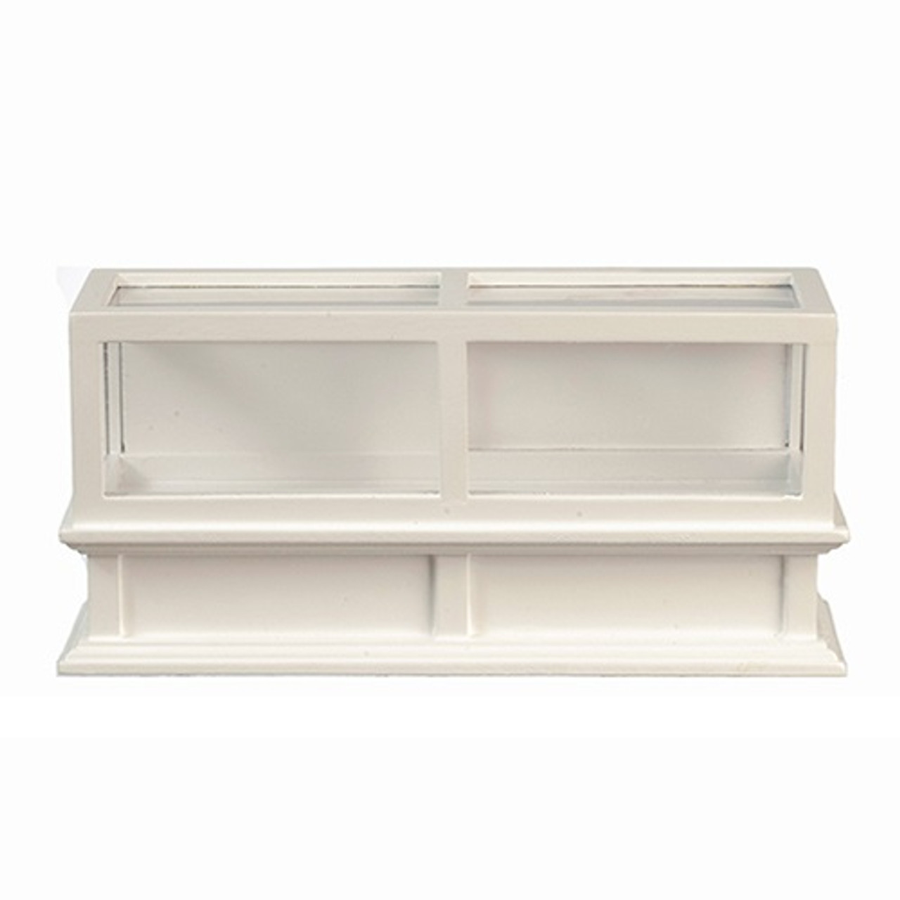 Dollhouse Miniature Store Display Case, White (AZT6086)