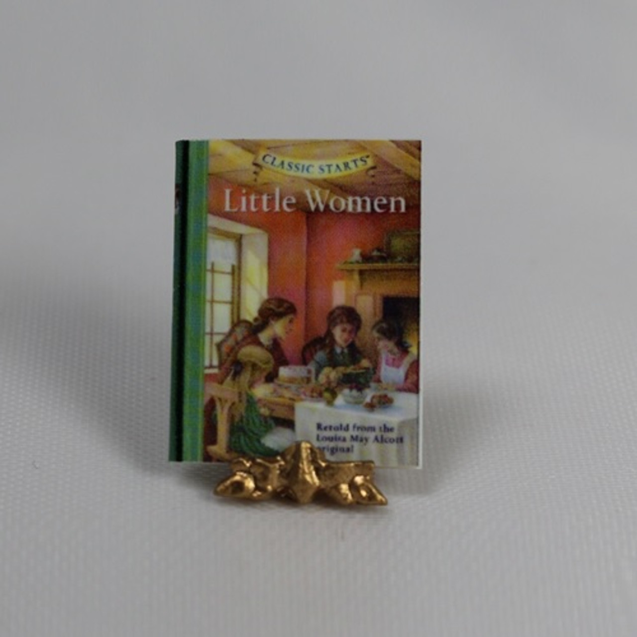 CIMIB035 - Little Women (book) Dollhouse Miniature; stand not included