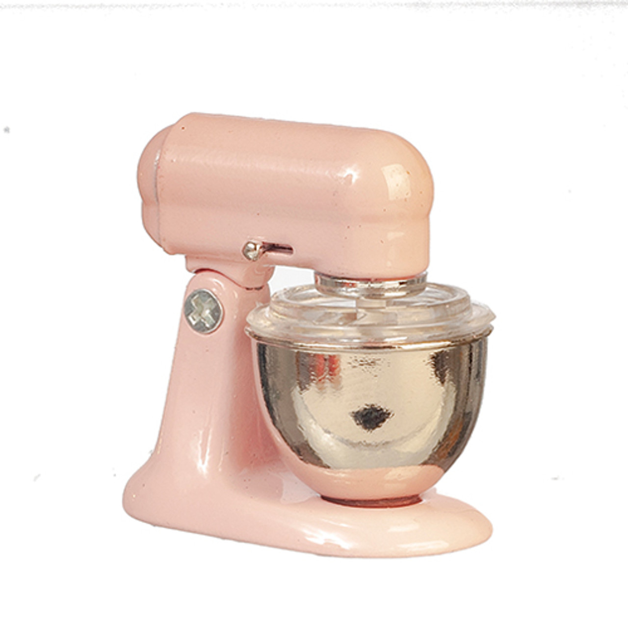 Melody Jane Dollhouse Food Mixer Pink Modern Miniature Kitchen Accessory 1:12 Scale