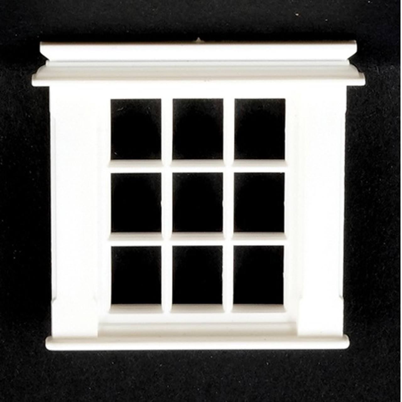 Georgian Window, 9 Pane, 1/24th Scale (JML05)