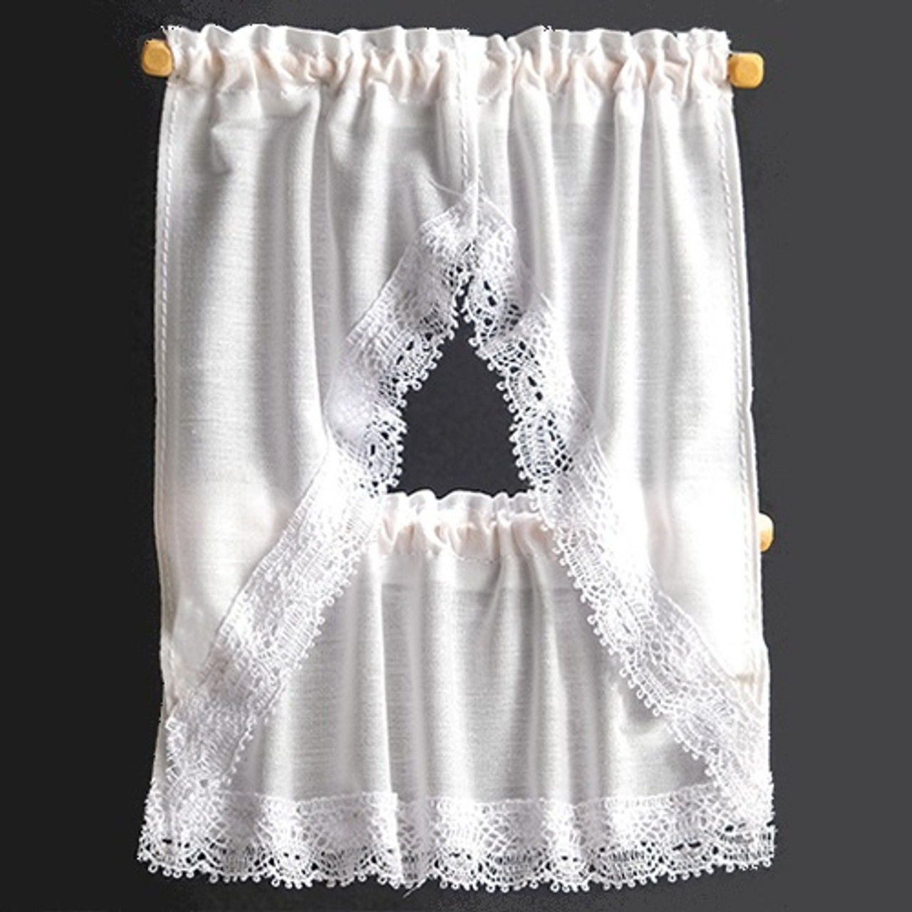 White Kitchen Curtains (BB50602)