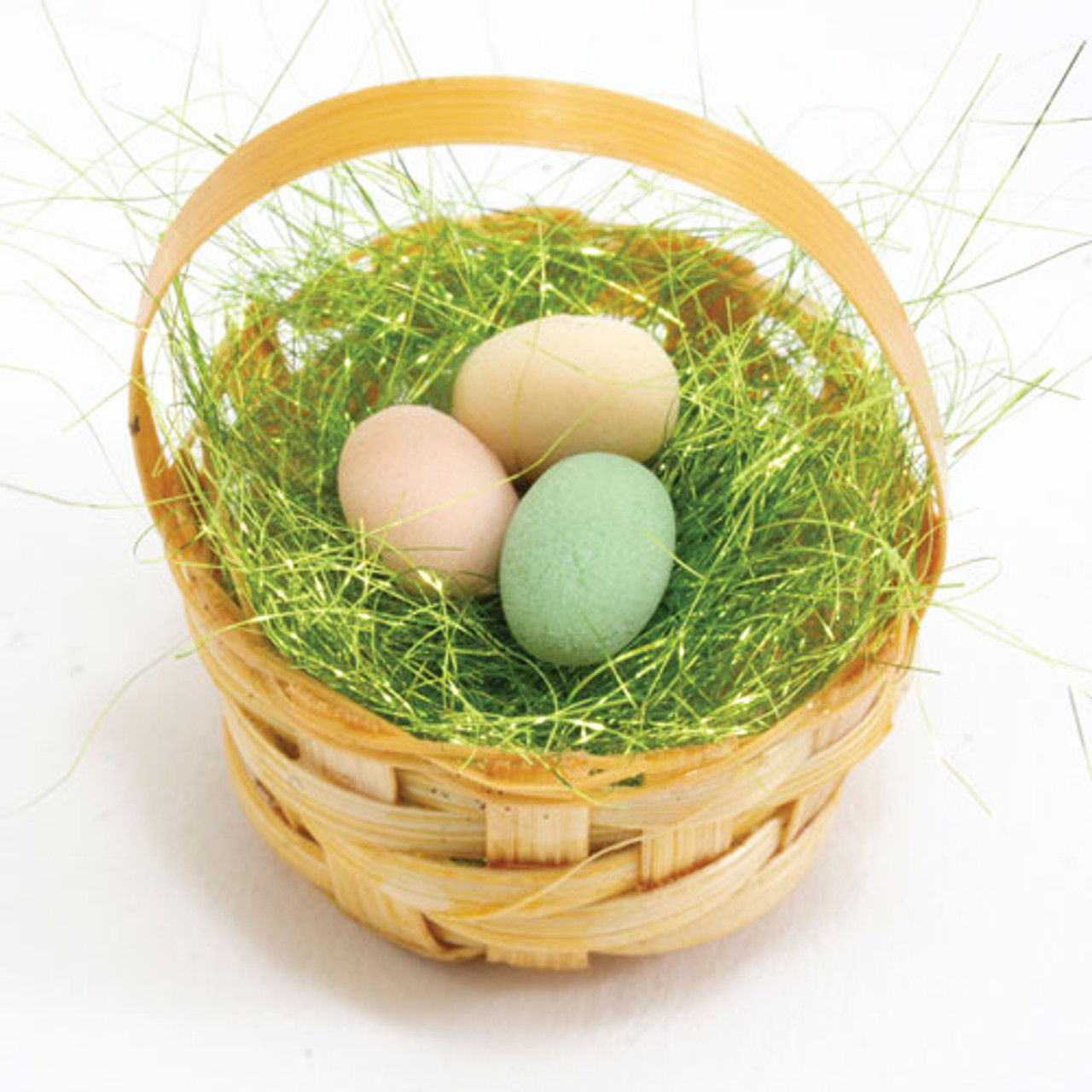 Easter Basket with 3 Eggs (ART301)