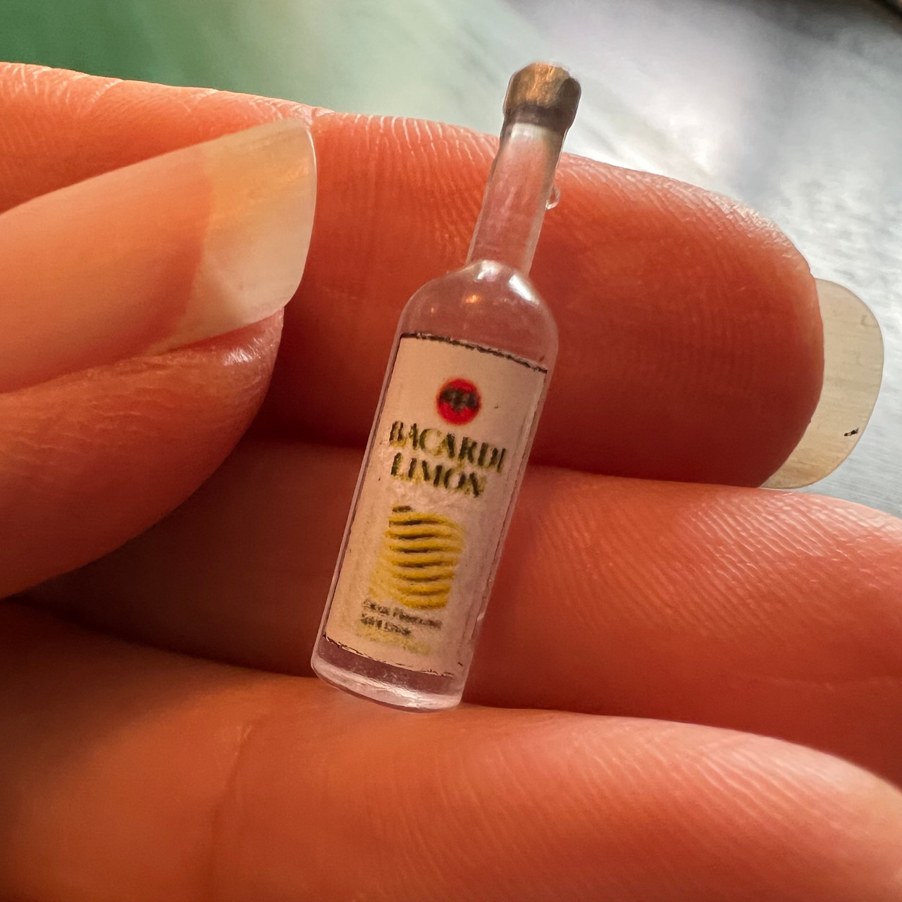 Lemon Rum (CIMIG104) in hand for scale